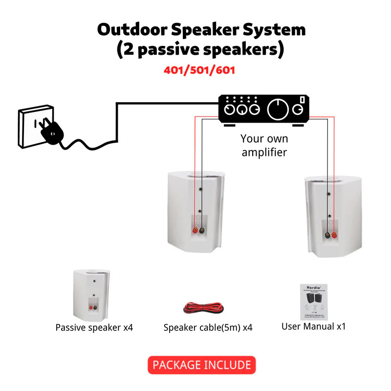Outdoor Speaker Wiring