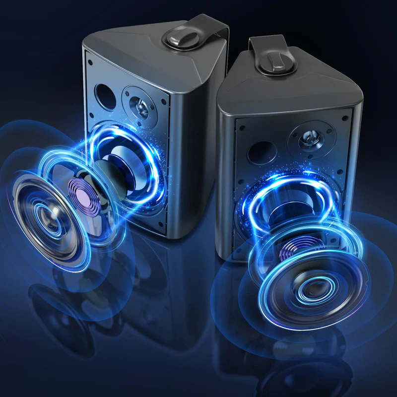 Powerful outdoor weatherproof Bluetooth speakers