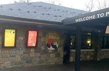 Restaurant industry Touch Vertical and Portrait Outdoor Digital Signage Solution