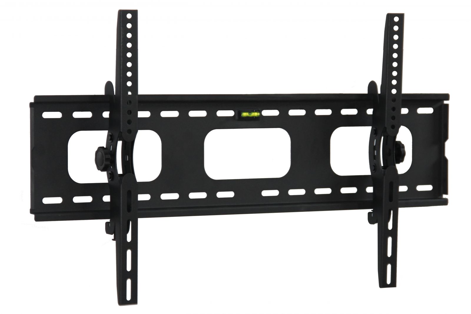 An adjustable wall bracket for TVs with 15 degrees of tilt