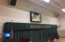 Gyms and Schools Outdoor Digital Signage and TV Solution